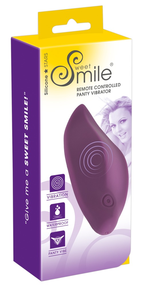 Smile Panty - akkus, rádiós, vízálló csiklóvibrátor (lila) kép