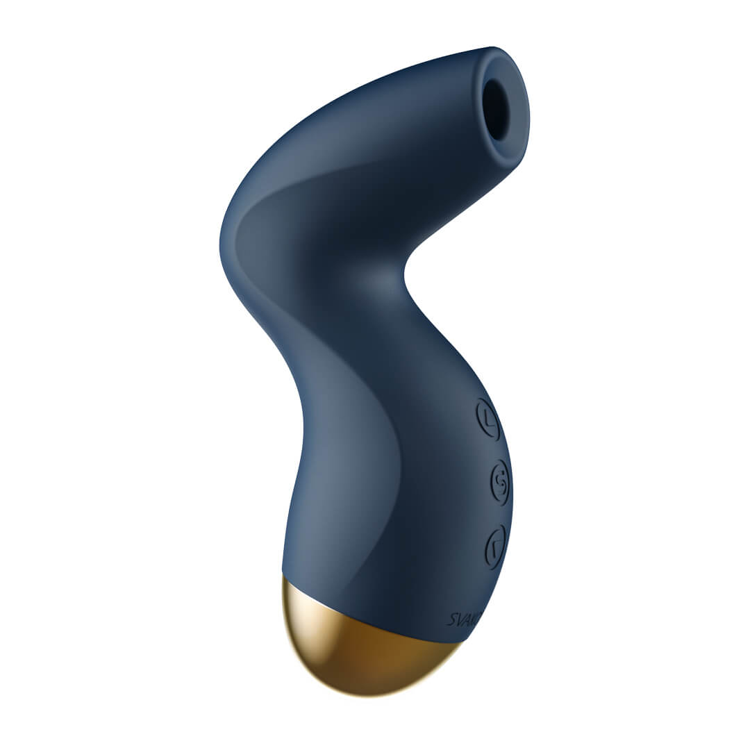 Svakom Pulse Pure - akkus, léghullámos csiklóizgató (kék) Klitorisz izgatók kép