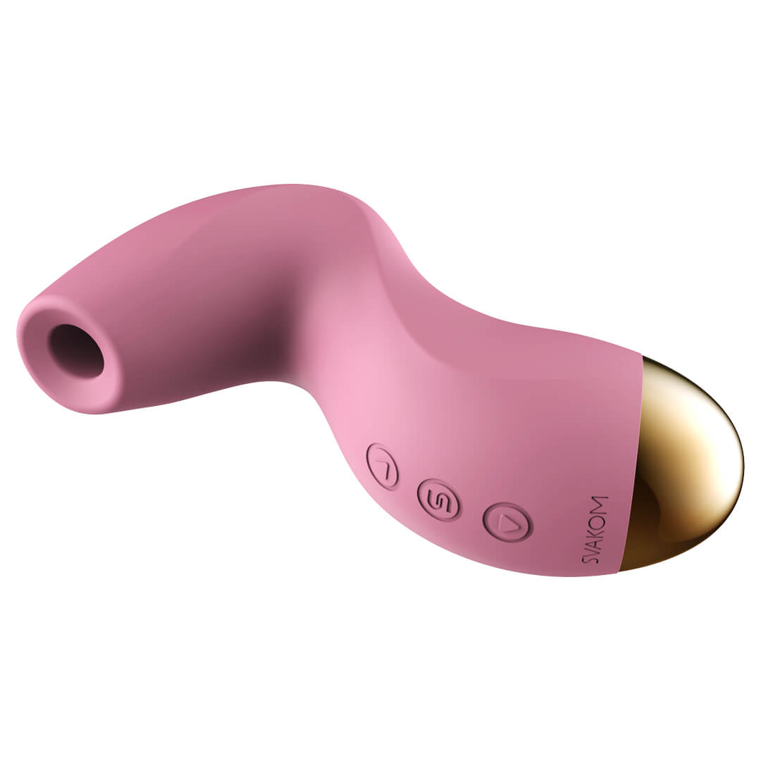 Svakom Pulse Pure - akkus, léghullámos csiklóizgató (pink) Klitorisz izgatók kép