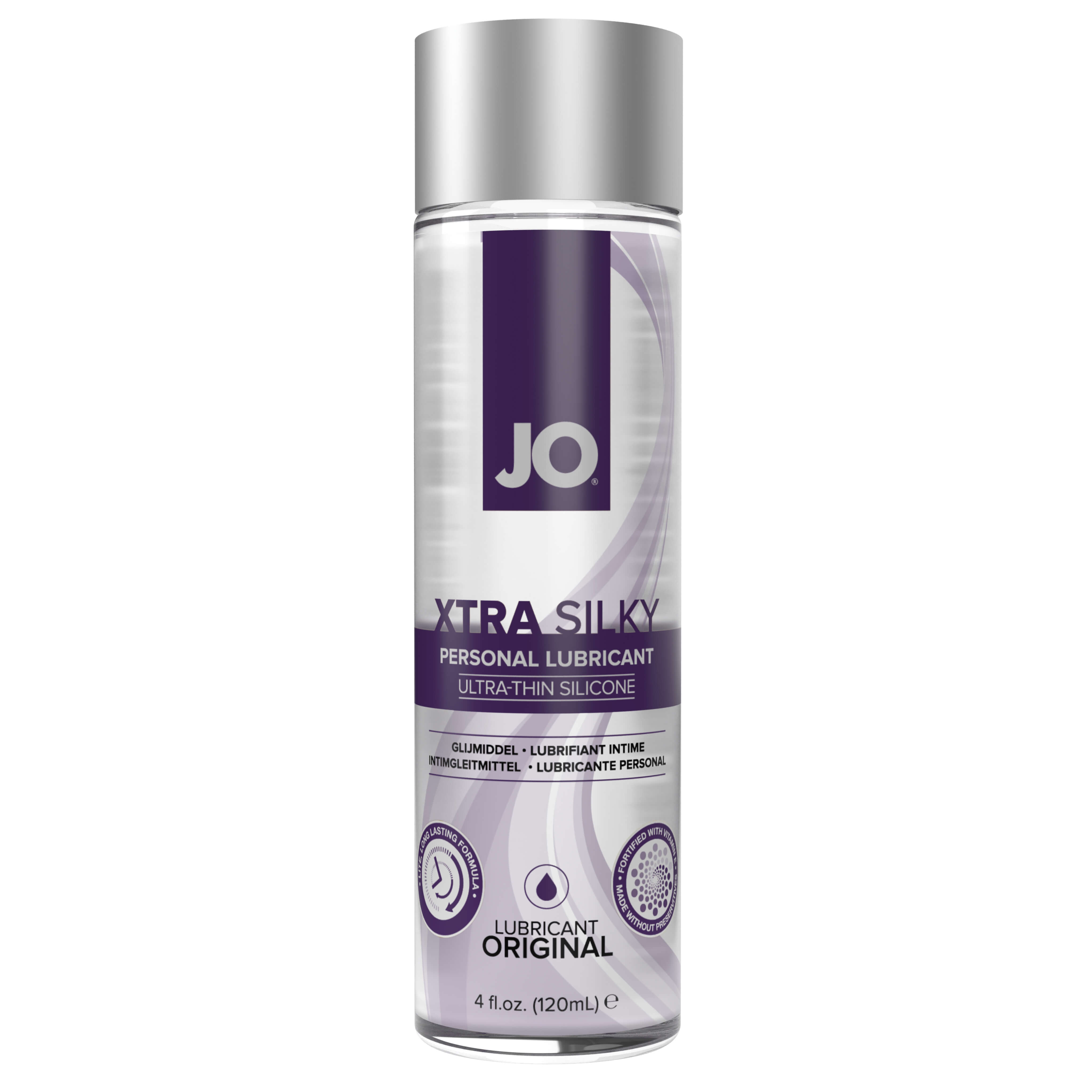 System JO Xtra Silky - szilikonos síkosító E-Vitaminnal (120 ml) Síkosító, masszázs olaj kép
