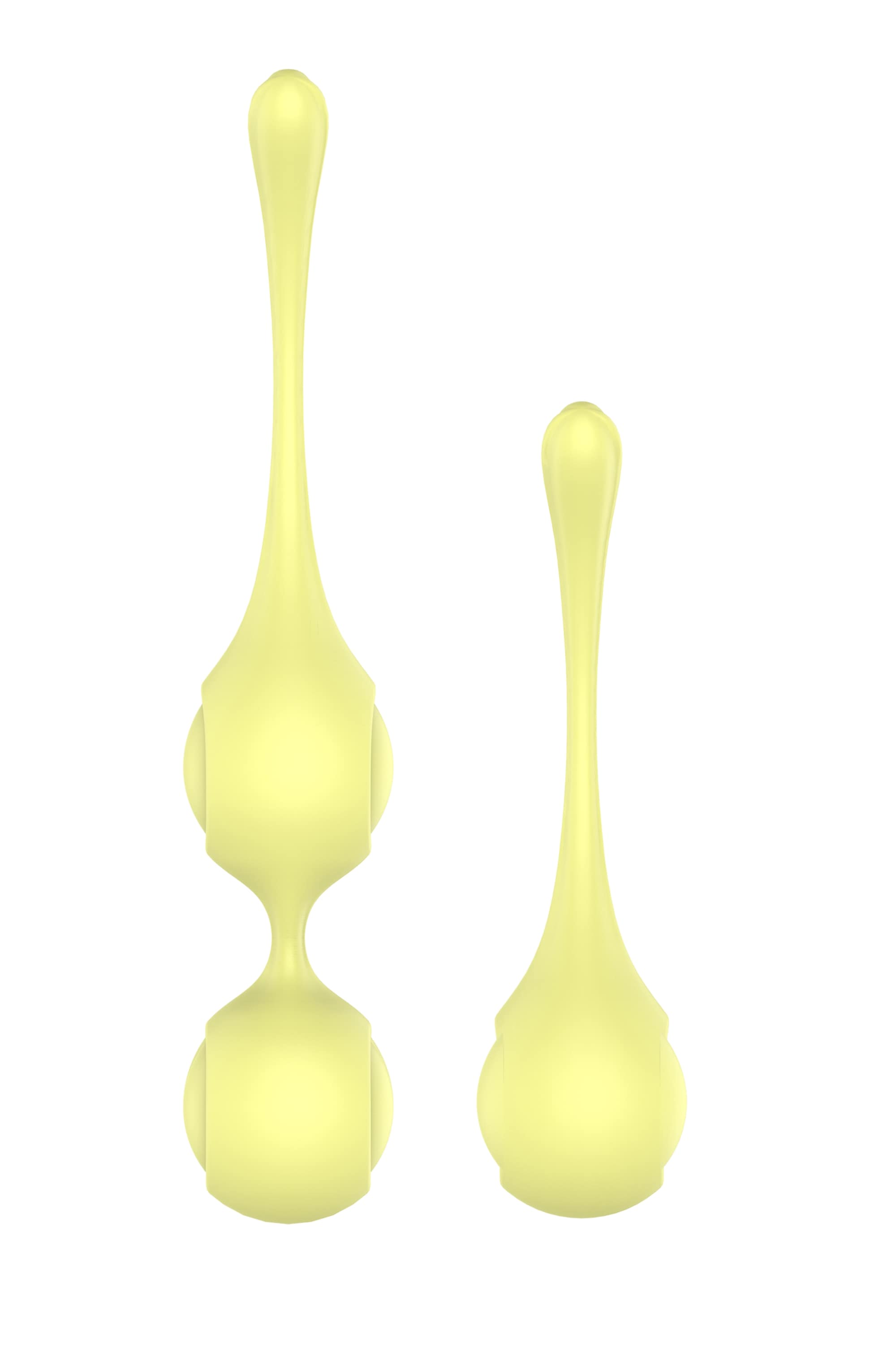 The Candy Shop - variálható gésagolyó szett (sárga) Kéjgolyók, tojás vibrátorok kép