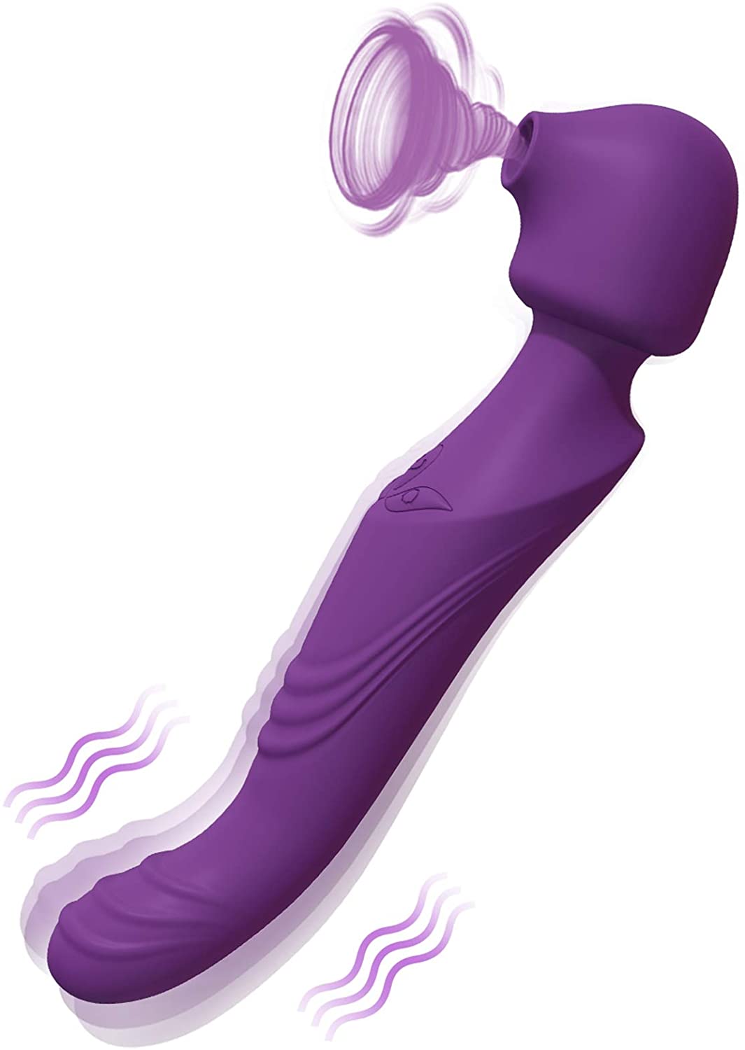 Tracy's Dog Wand - vízálló, akkus, pulzáló masszírozó vibrátor (lila) Vibrátorok (rezgő vibrátor) kép