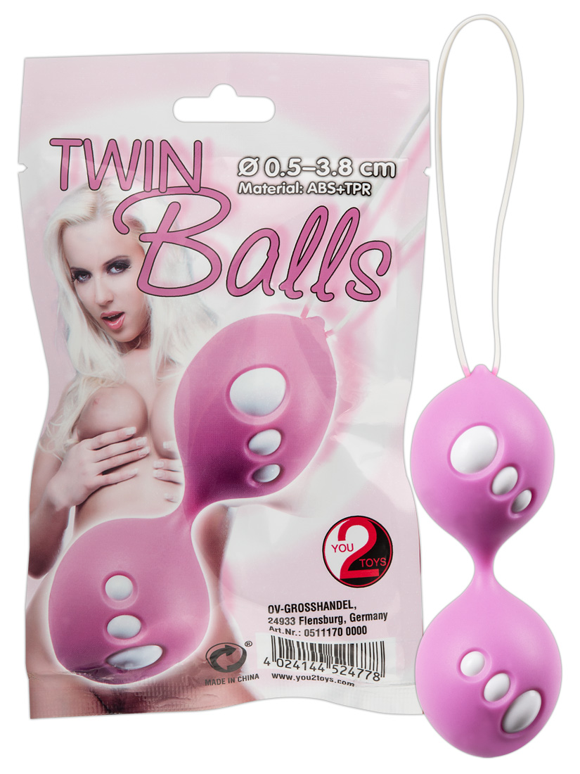 Twin Balls - gésagolyó-duó (pink) kép