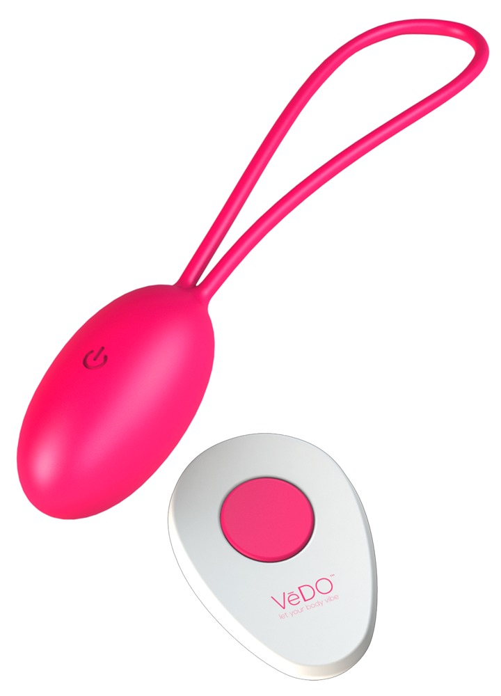 VeDO Peach - akkus, rádiós vibrációs tojás (pink) Kéjgolyók, tojás vibrátorok kép