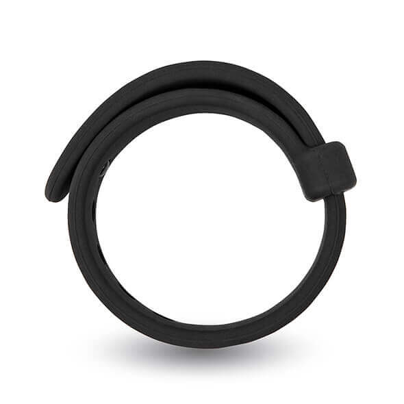 Velv'Or Jason - állítható, szilikon péniszgyűrű (fekete) Péniszgyűrű, heregyűrű kép