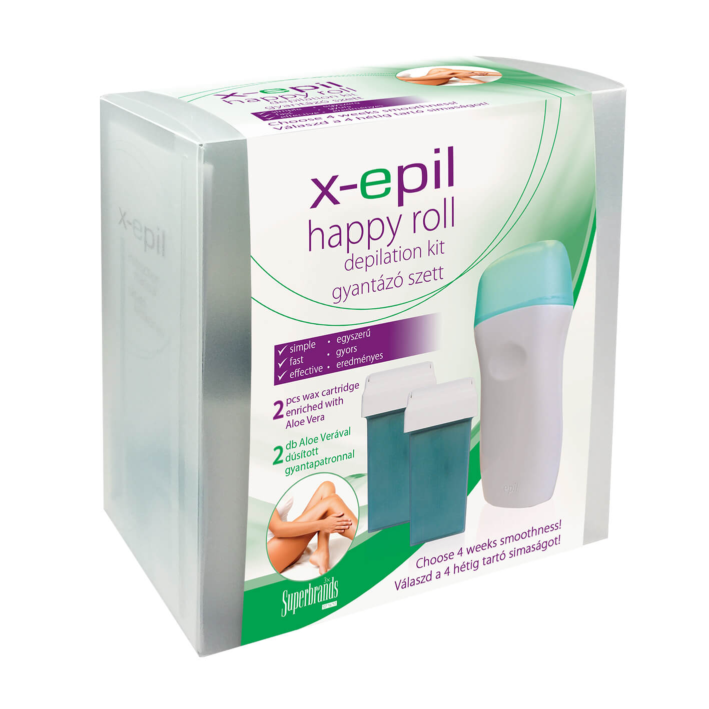X-Epil Happy roll - gyantázószett kép