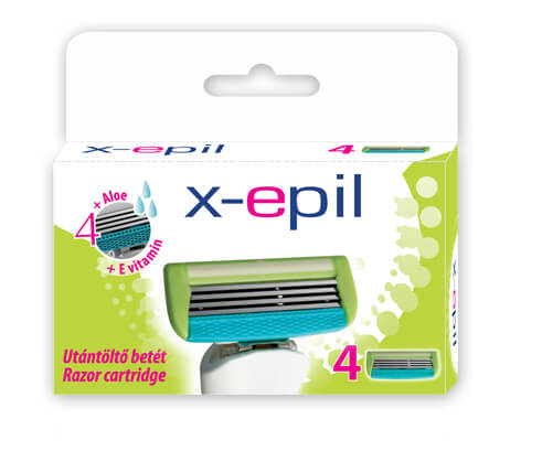 X-Epil - női borotva betét 4 pengés (4 db) kép