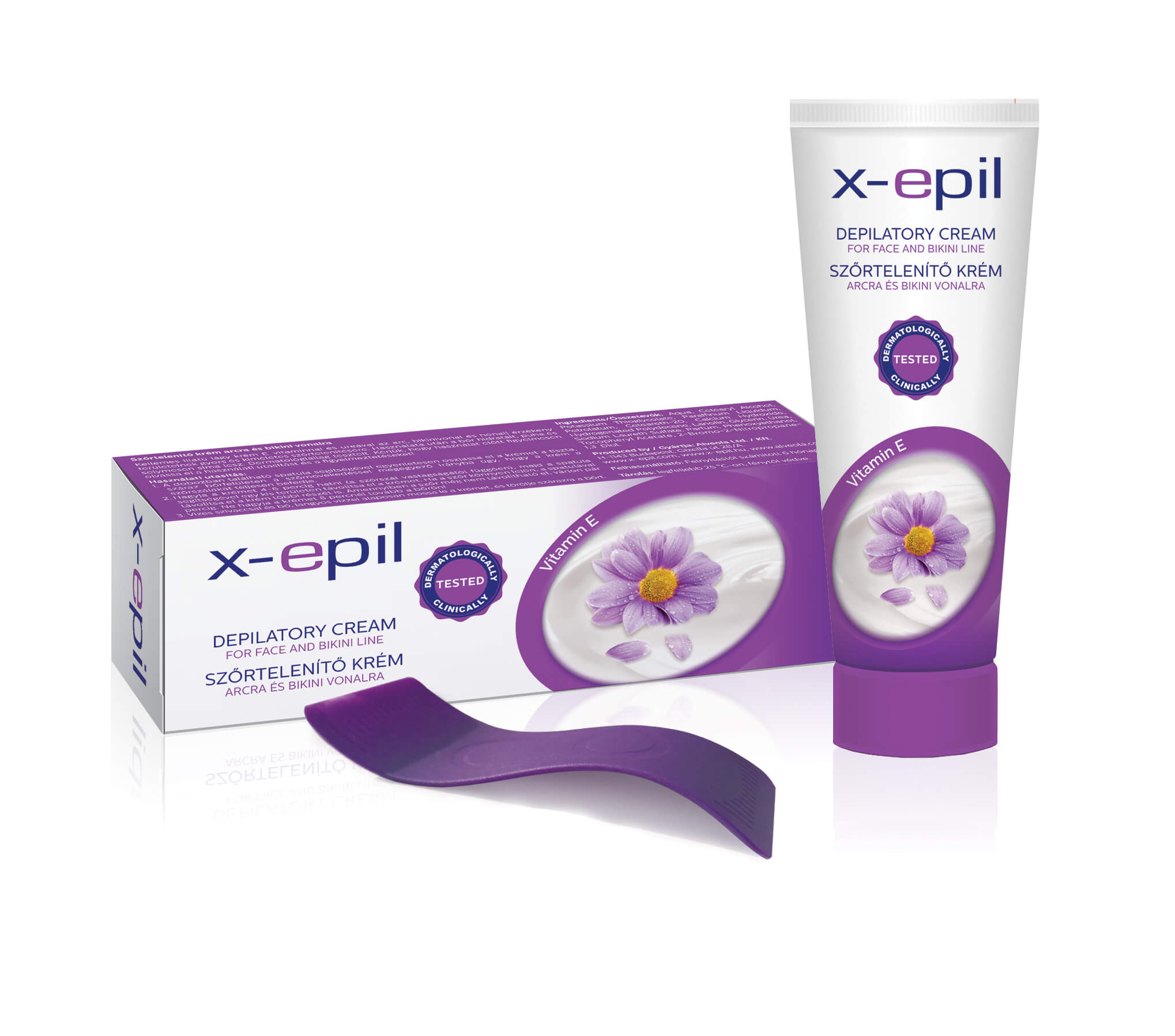 X-Epil - szőrtelenítő krém arcra/bikini vonalra (40 ml) kép