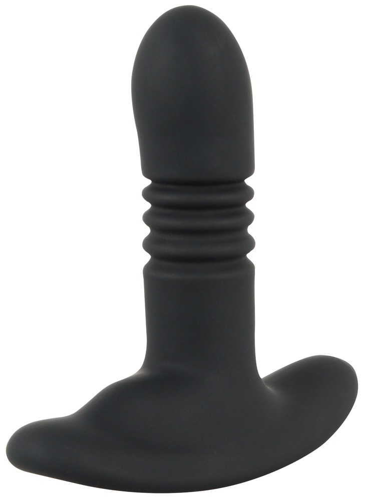 XOUXOU - akkus, lökő anál vibrátor (fekete) Dildó, vibrátor, butt-plug kép