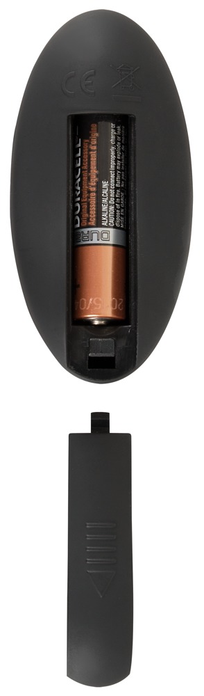 XOUXOU - akkus, lökő anál vibrátor (fekete) Dildó, vibrátor, butt-plug kép