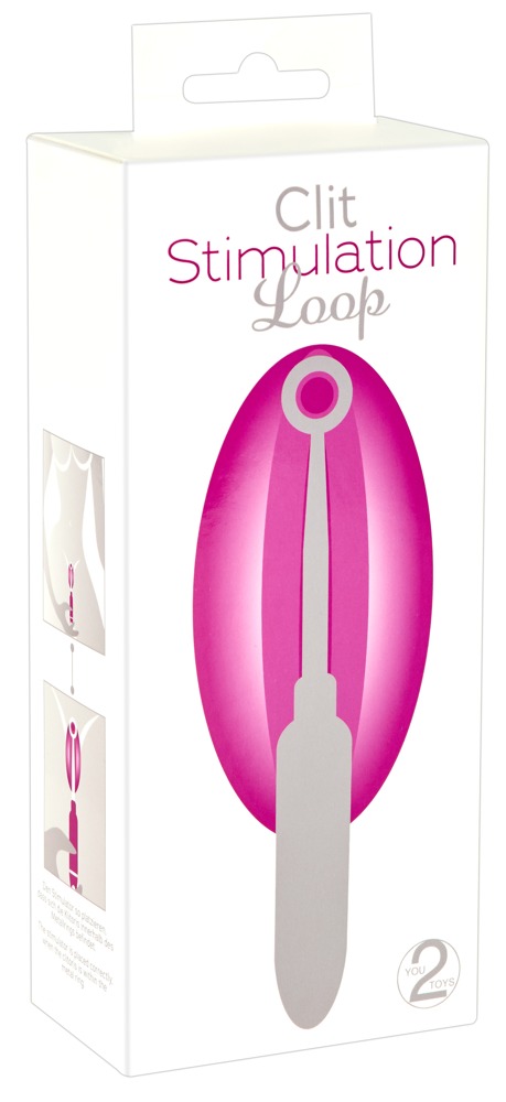 You2Toys Loop - fém csiklóvibrátor (ezüst-pink) kép