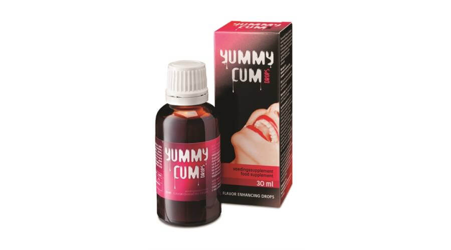 Yummy Cum Drops - étrendkiegészítő csepp férfiaknak (30 ml) kép