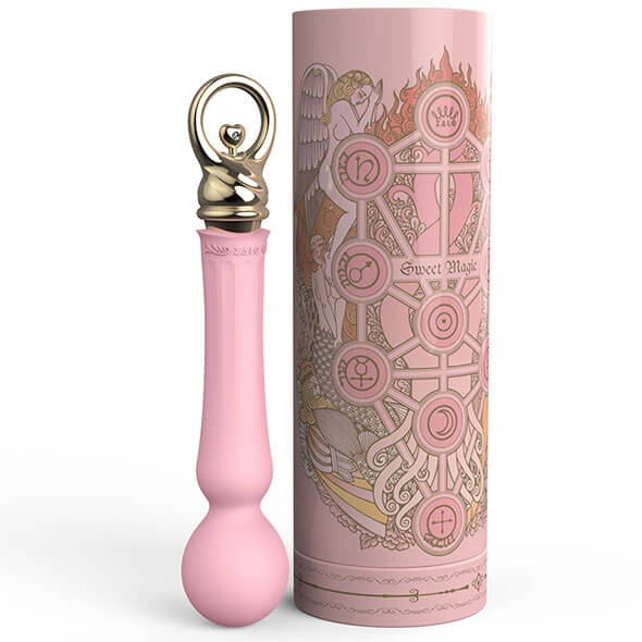 ZALO Confidence Heating Wand - akkus, luxus masszírozó vibrátor (pink) Vibrátorok (rezgő vibrátor) kép