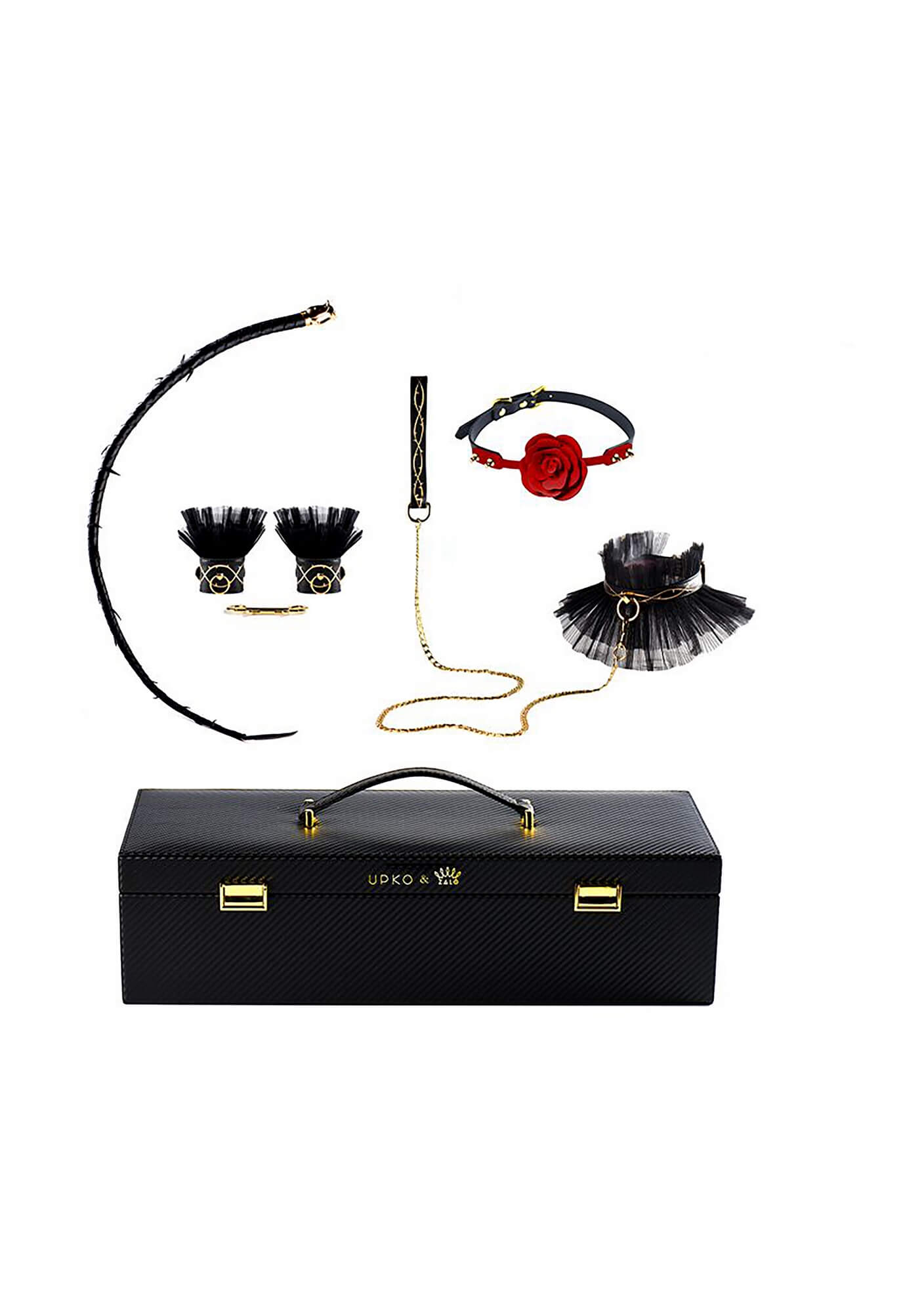 ZALO - luxus kötöző szett tárolóban (fekete) kép