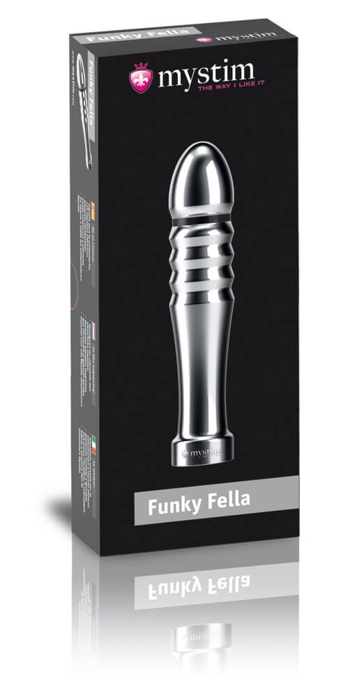 mystim Funky Fella - bordás elektro dildó kép